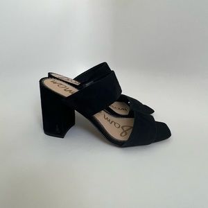 Sam Edelman suede strap Heel Mules